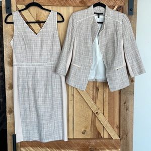 White House Black market dress suit. Light Pink. Size 10. NWT